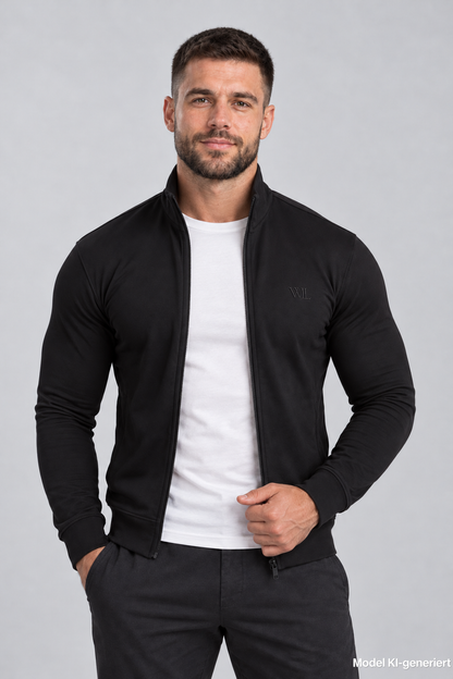 MUSCLE FIT ZIPPER