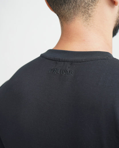 SLIM T-SHIRT (FLEX FIT) - shirt - schwarz - bywilliams - muscle fit - slim fit